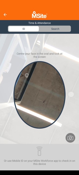 face rec screen